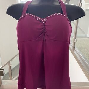 🌞Sale 3 for $15 Party top with gems/ woman’s size S
